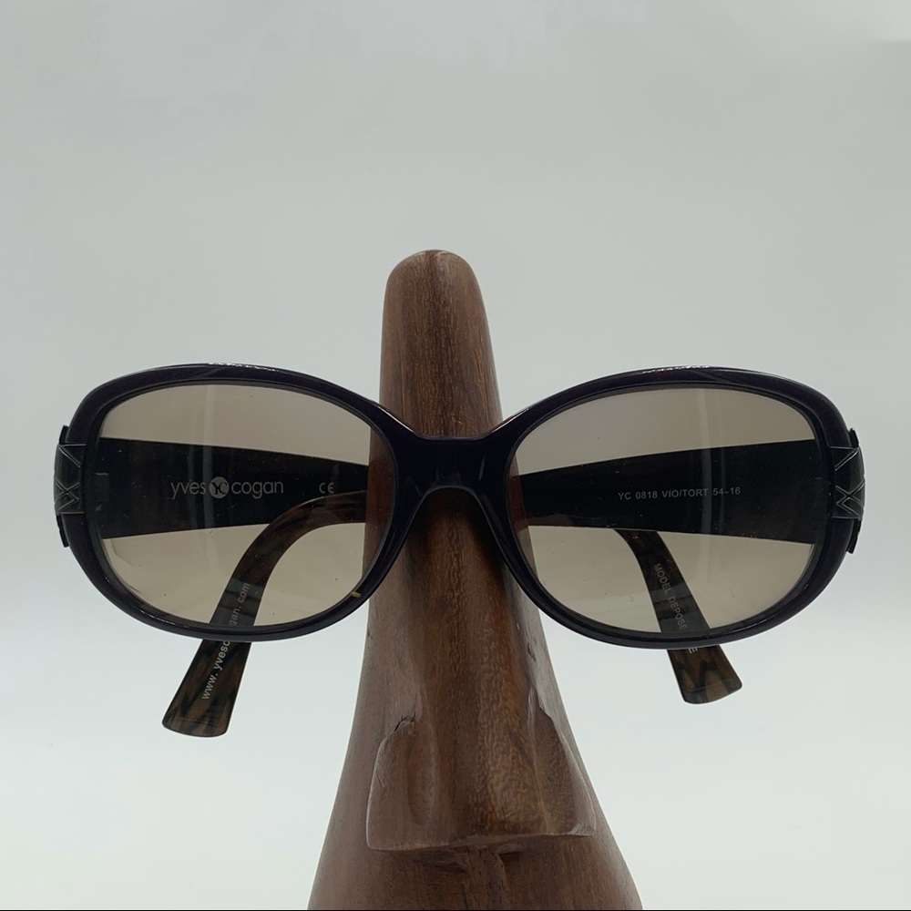 Yves Cogan YCO818 Purple Oval Sunglasses Frames